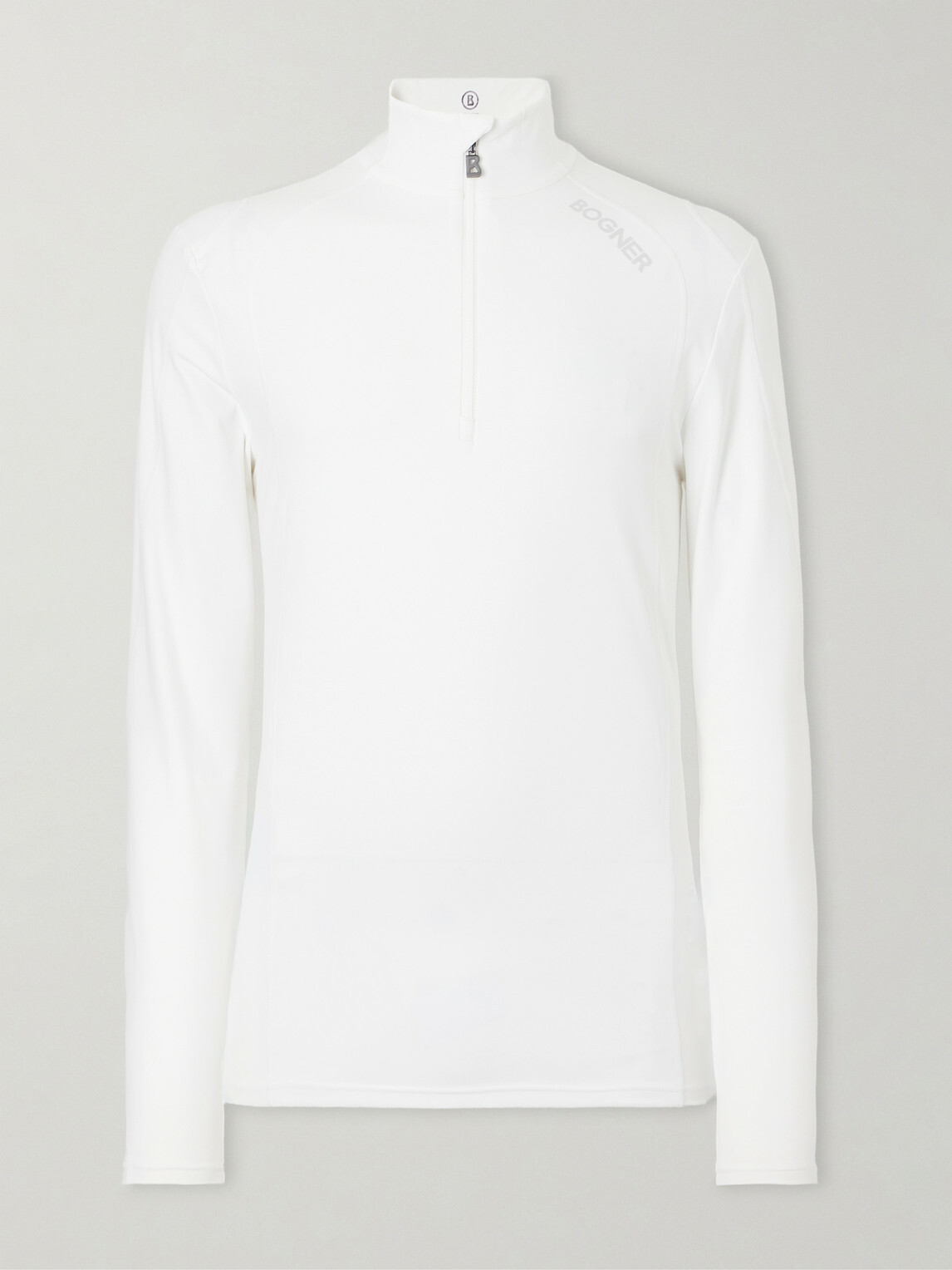 BOGNER - Harry Stretch-Jersey Half-Zip Ski Mid-Layer - Neutrals