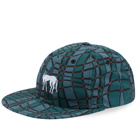 By Parra Men's Squared Waves Pattern Cap in Multi