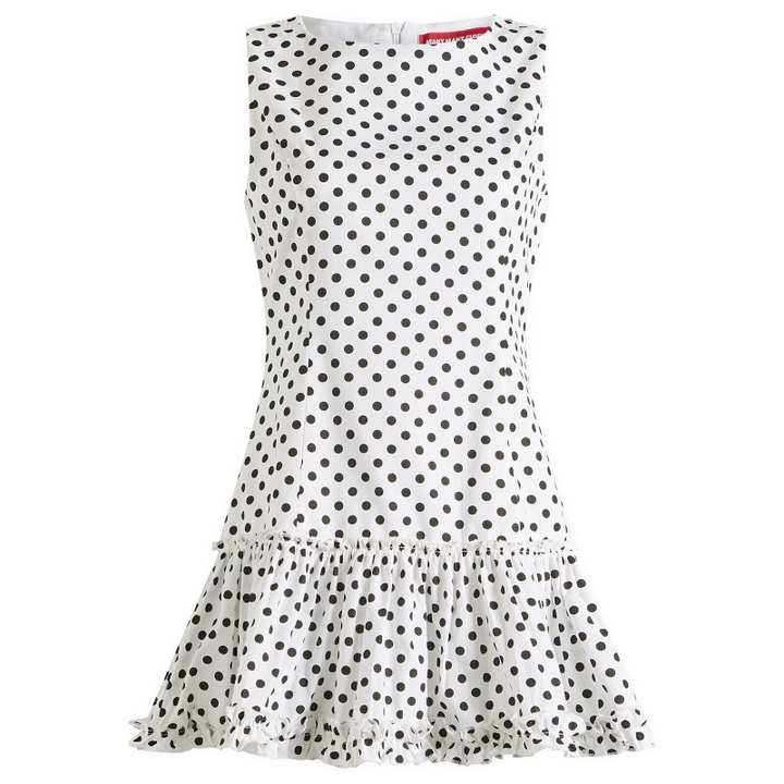 Photo: Many Many Clothes Women's The Lola Dress in White Polka