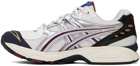 Asics White & Burgundy Gel-Kayano Legacy Sneakers