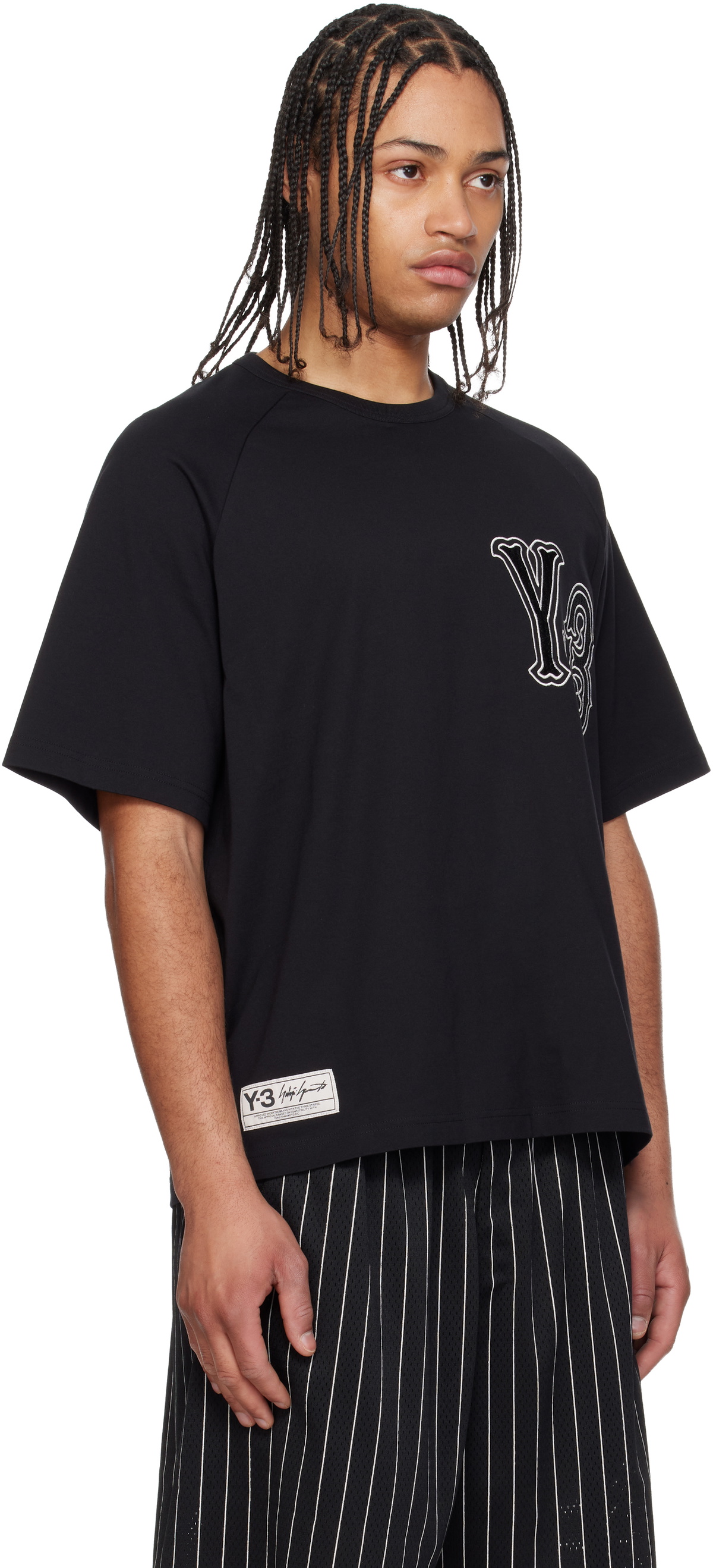 Y-3 Black Elite 5 GFX Short Sleeve T-shirt