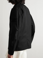 Stone Island - Logo-Appliquéd Cotton-Canvas Jacket - Black