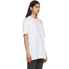 Baja East White Burn Out T-Shirt