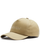 Saint Laurent Logo-embroidered Cotton-blend cap Beige