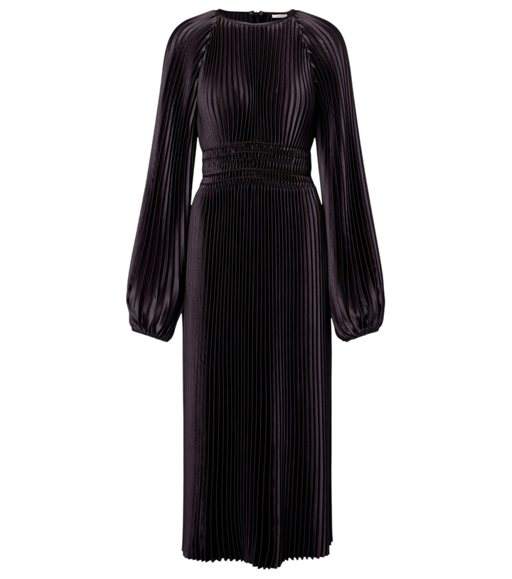 Photo: Joseph Ortiz pleated midi dress