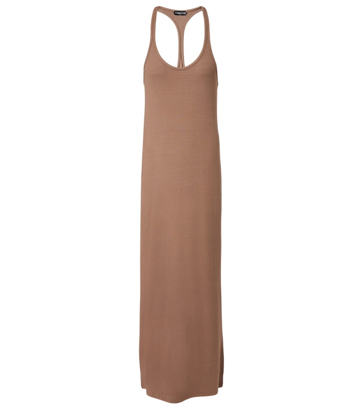 Photo: Tom Ford Racerback jersey maxi dress