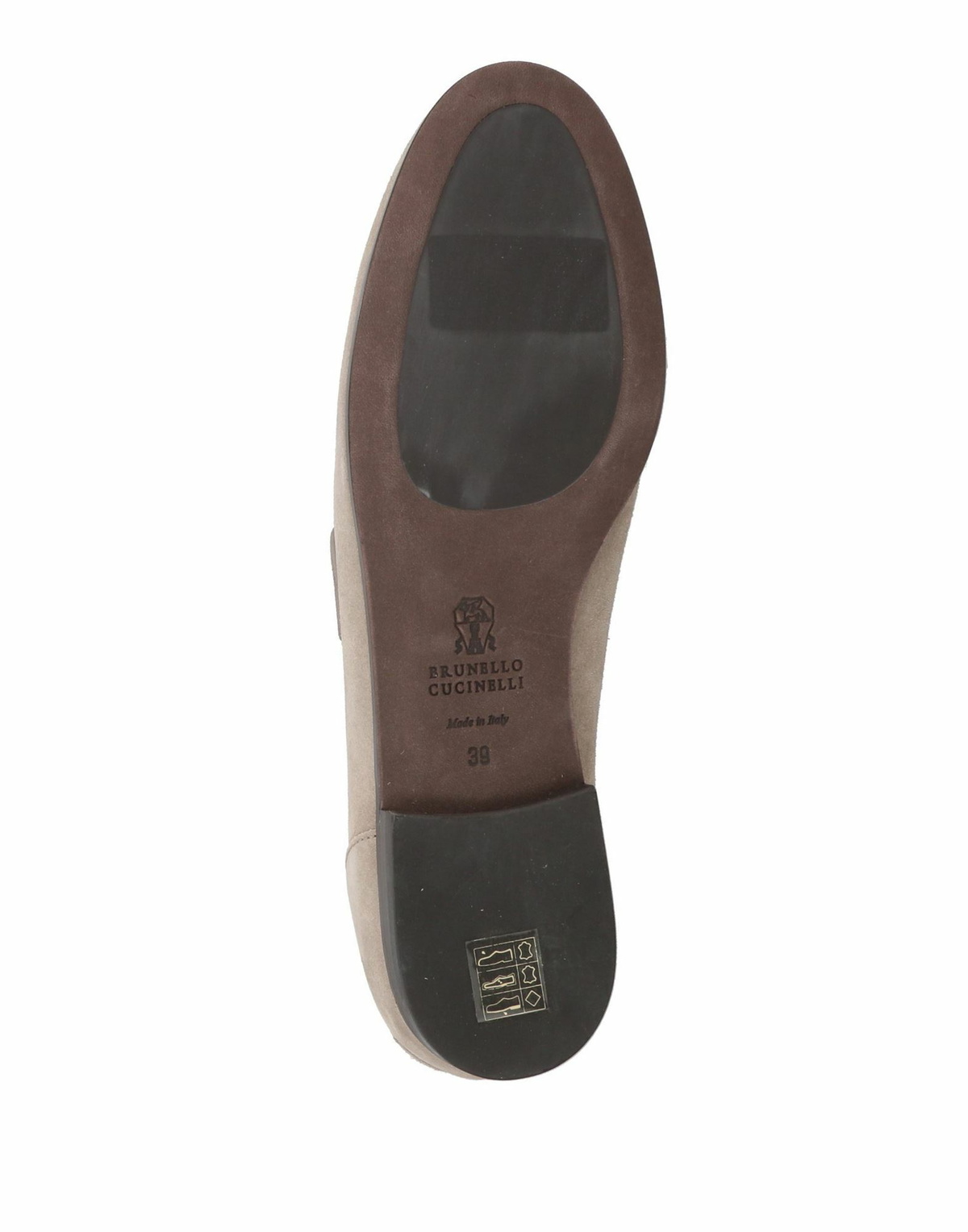 Brunello Cucinelli Womens Loafers in Grey
