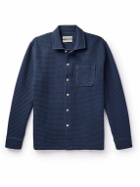 A Kind Of Guise - Atrato Waffle-Knit Cotton Shirt - Blue