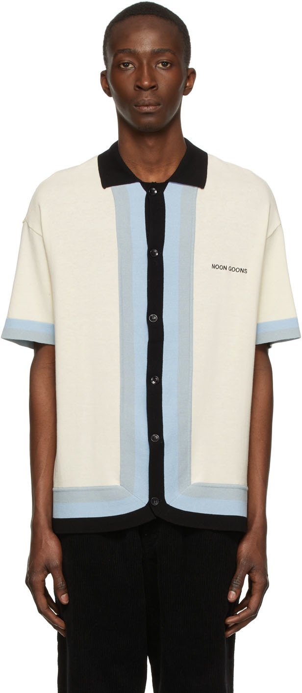 Noon Goons Off-White Cotton Short Sleeve Shirt Noon Goons