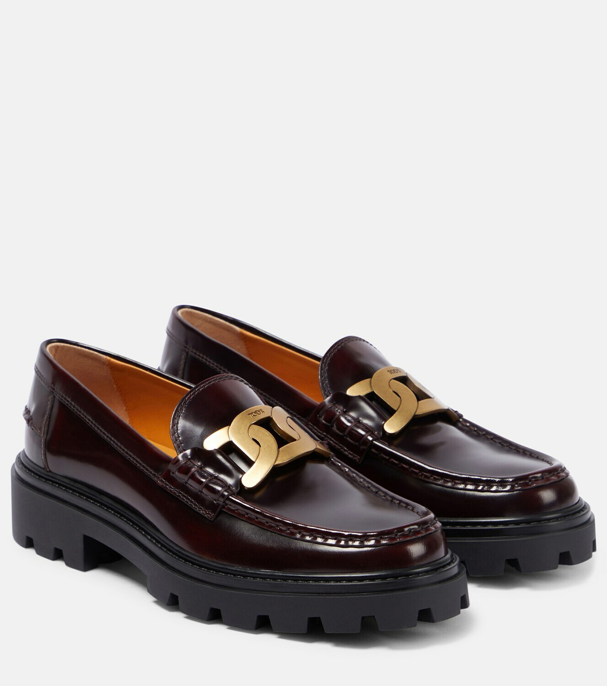 Tod’s Pewter Patent Leather Loafer Slip On Men’s Size 9.5 Man BLACK Loafers in Leather XXM48L00640AKT8CB999 | Tods main image 2