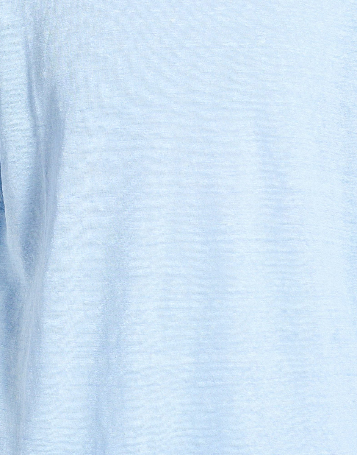120% Lino Mens T-shirt Light in Blue