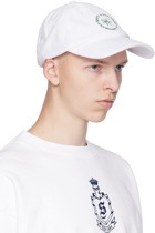 Sporty & Rich White Sponge Cap