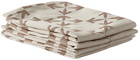 Off-White Beige Arrow Pattern Napkin Set