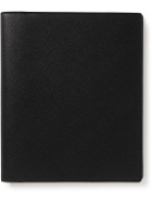 Smythson - A5 Panama Cross-Grain Leather Writing Folder and Notebook