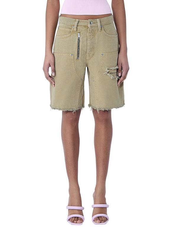 Photo: Alexander Wang Frayed Hem Denim Shorts