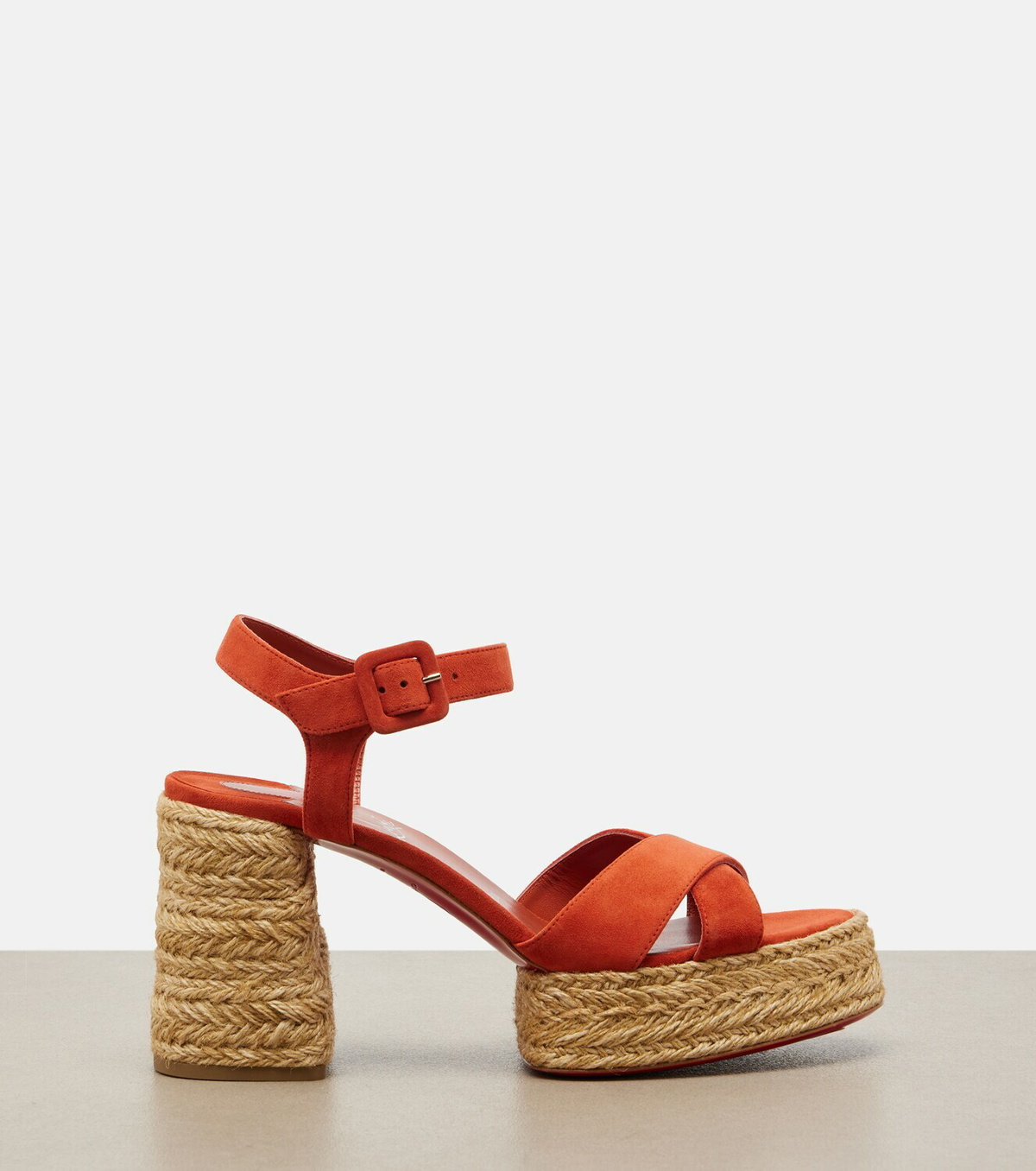 Christian Louboutin Calakala suede espadrille sandals