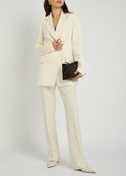 Another Tomorrow Straight-leg Jersey Trousers White