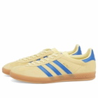 Adidas Gazelle Indoor Sneaker in Powder Yellow/Blue/White
