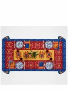 LISA CORTI Brocade Royal Blue Tablecloth