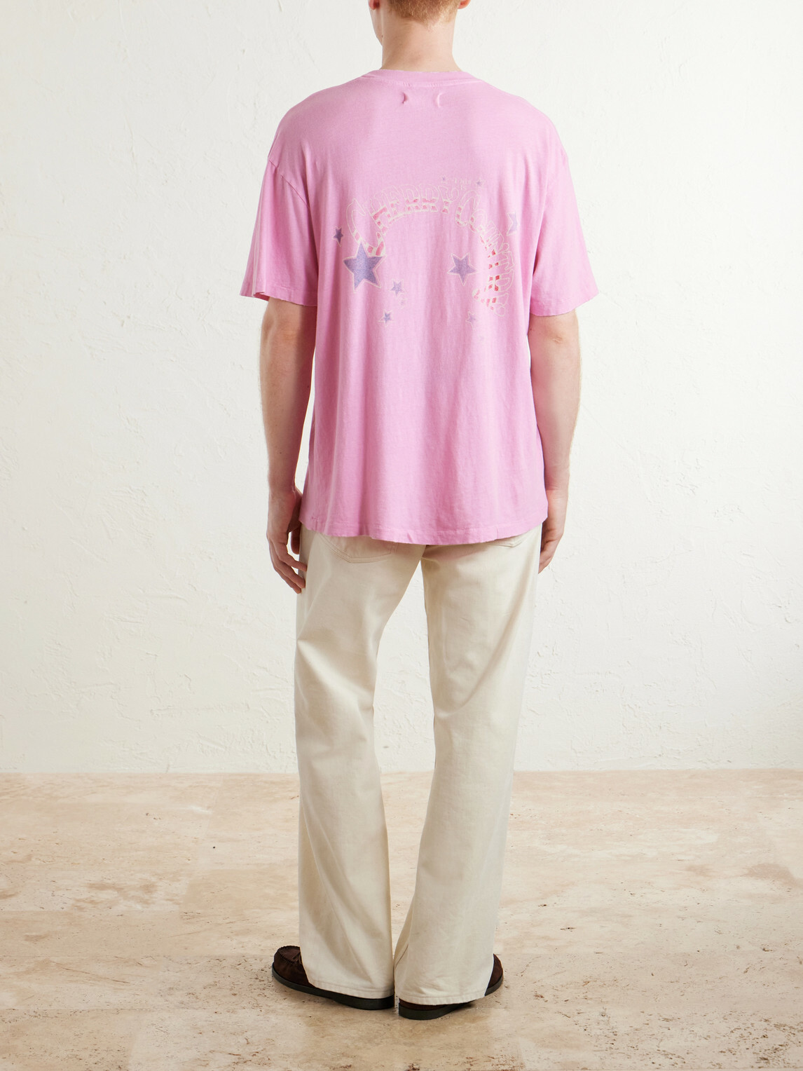 Cherry Los Angeles - Printed Cotton-Jersey T-Shirt - Pink
