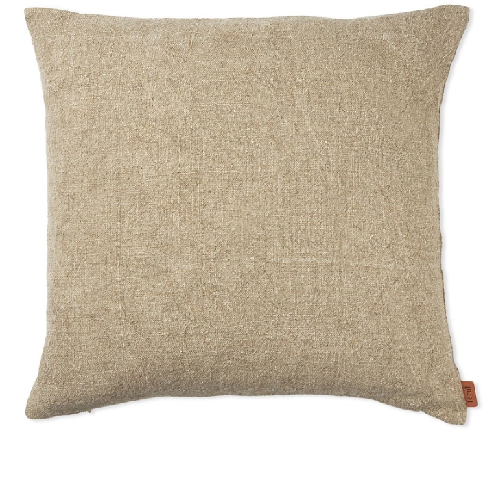 Photo: Ferm Living Heavy Linen Cushion in Natural
