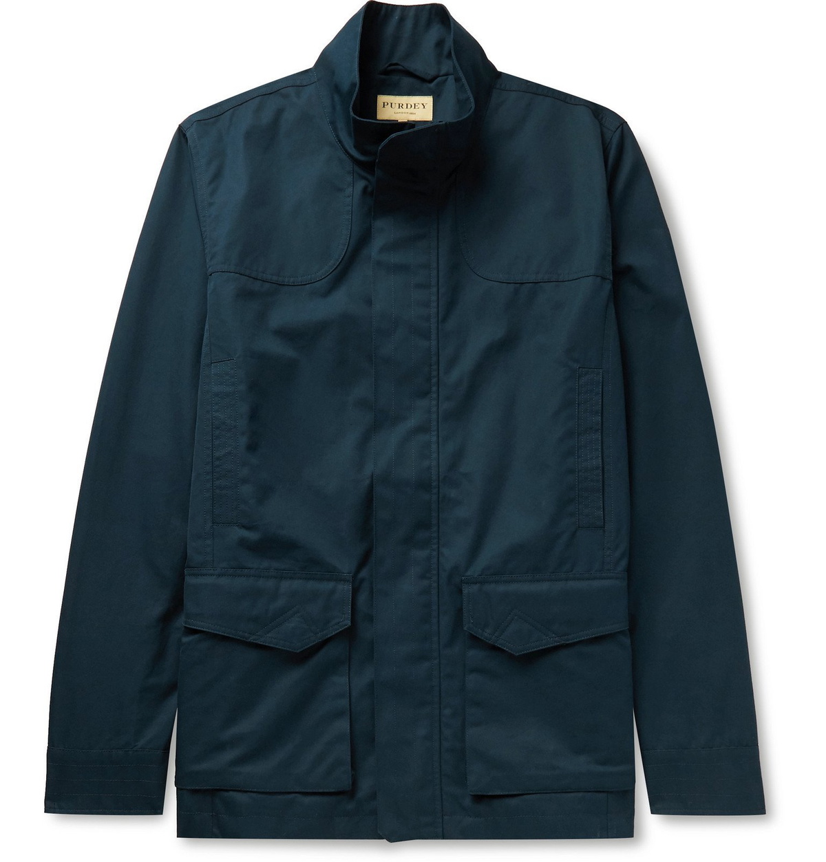 James Purdey & Sons - Cotton-Ventile Utility Jacket - Blue Purdey