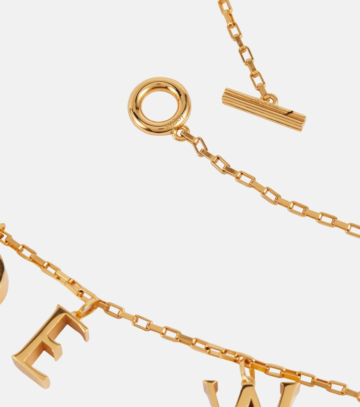 Loewe Logo sterling silver necklace Loewe