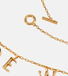 Loewe Logo sterling silver necklace
