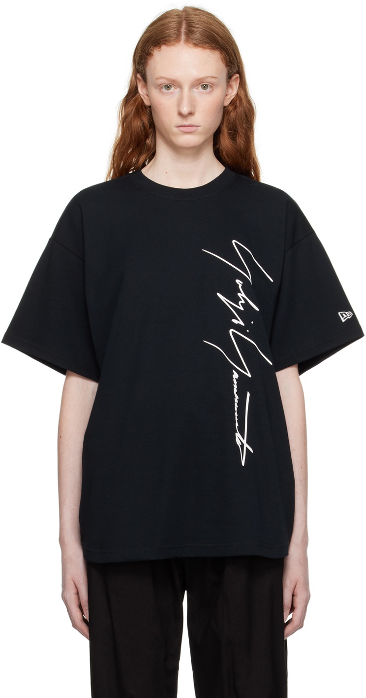 Yohji Yamamoto Black New Era Edition Oversized Performance T-Shirt ...