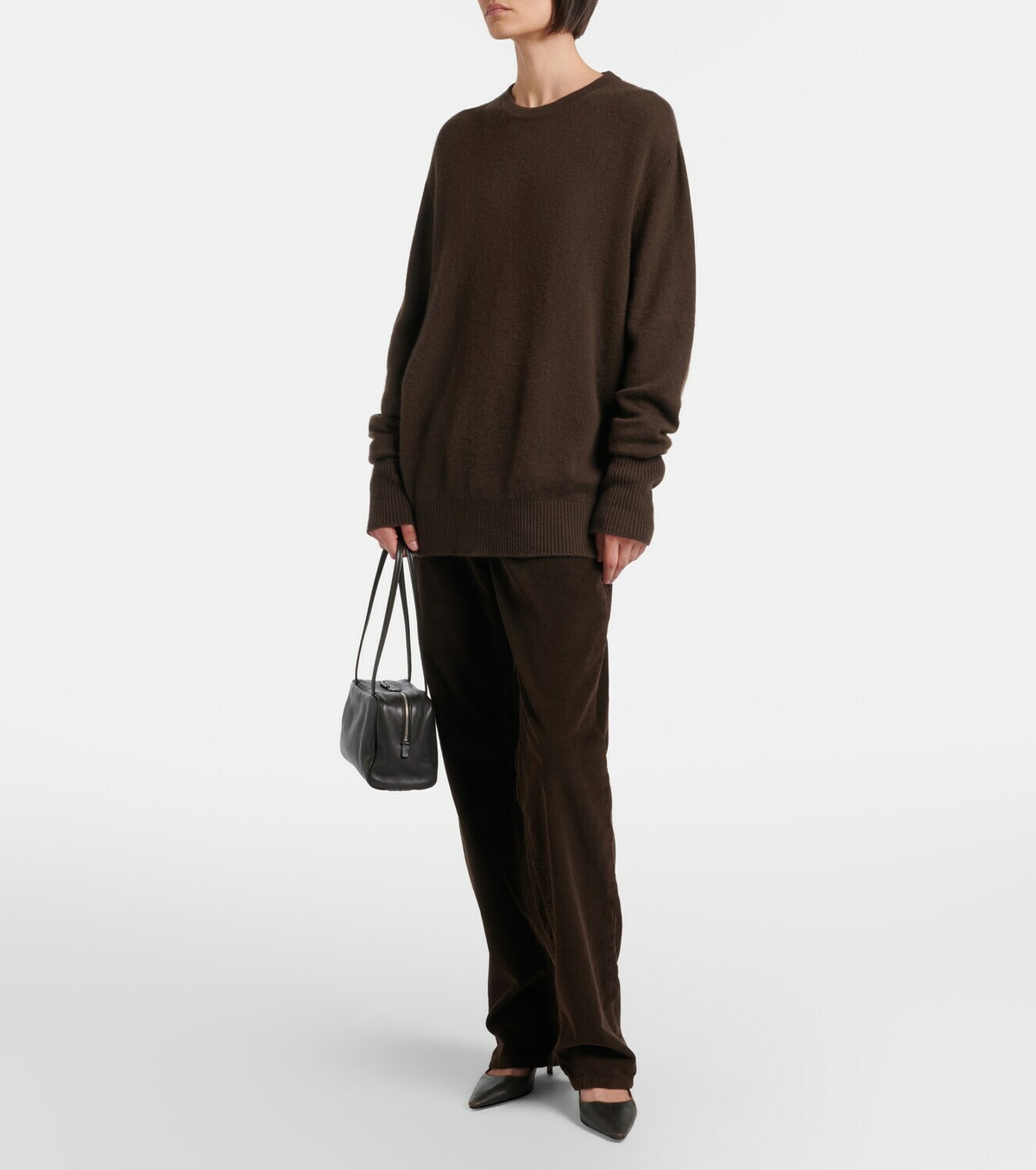 The Row Astra leather shoulder bag