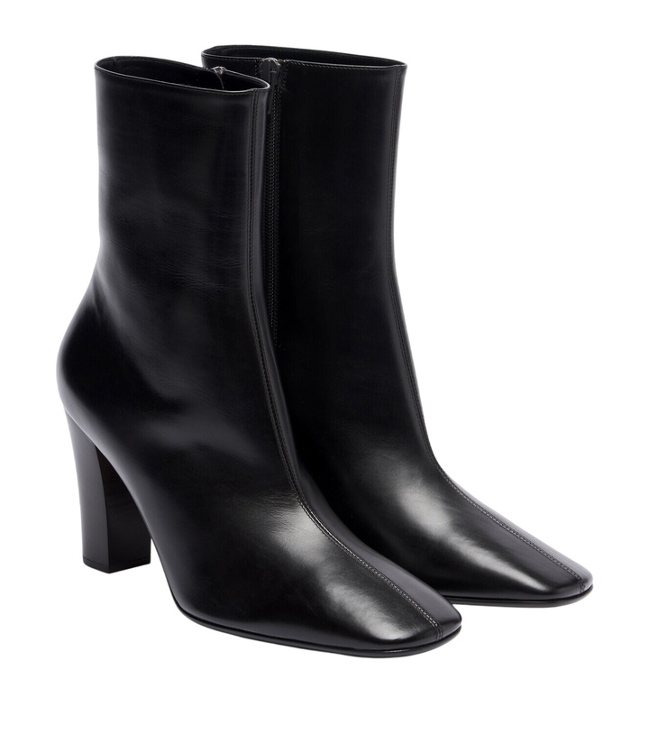 Photo: The Row Cindy leather ankle boots