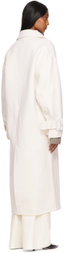 Loulou Studio Off-White Boras Coat
