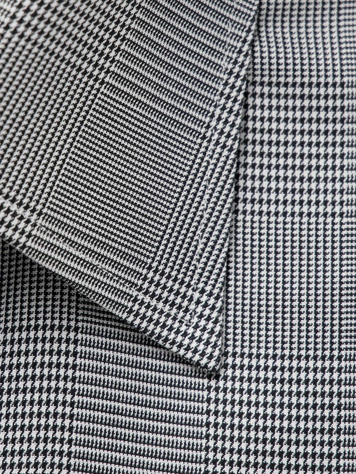 TOM FORD - Prince of Wales Checked Cotton-Poplin Shirt - Gray