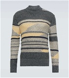 Loro Piana - Knitgame intarsia silk-blend sweater