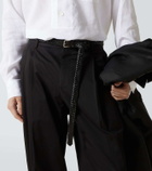 Dolce&Gabbana Braided leather belt