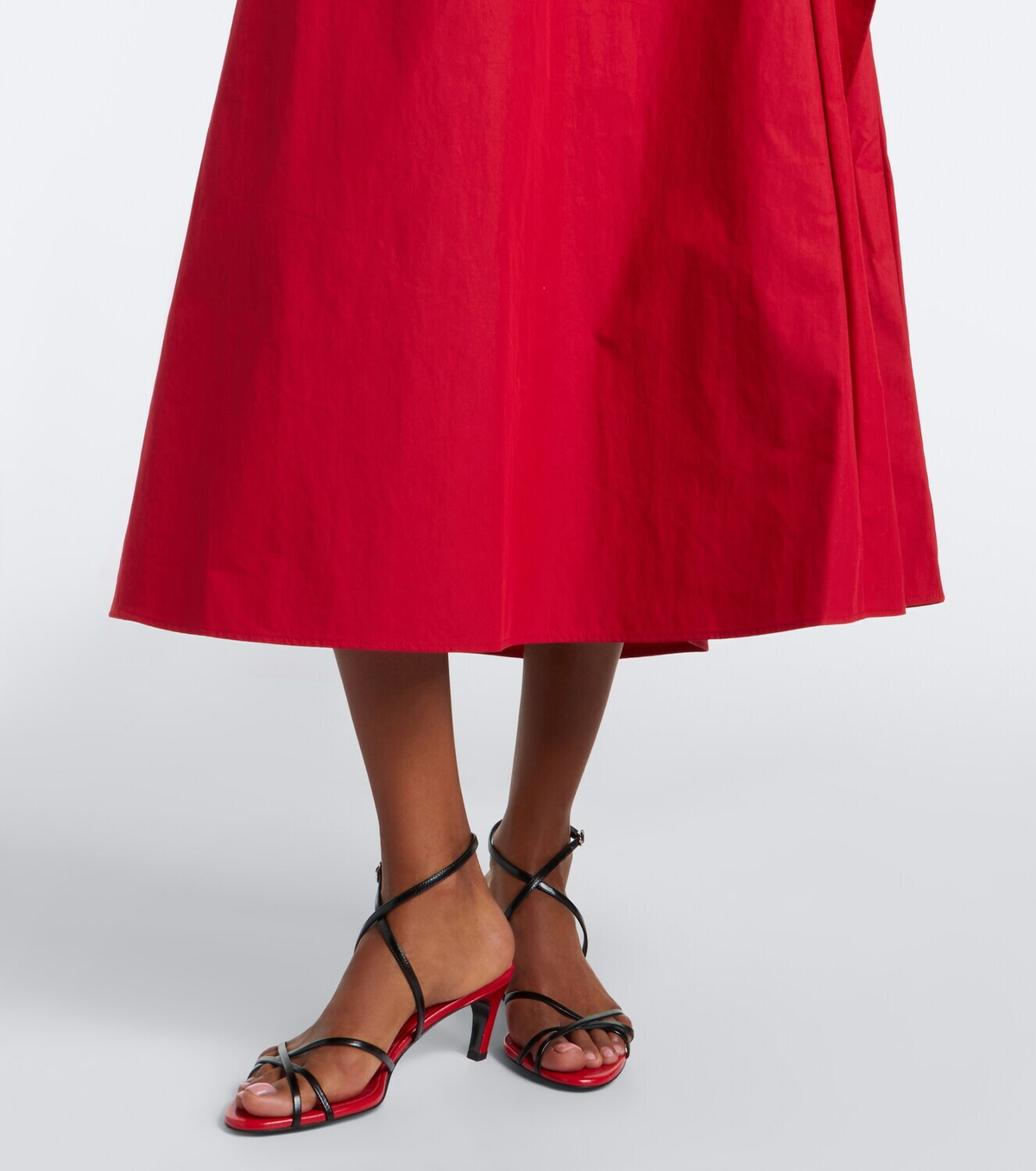 Proenza Schouler Reign ruffled cotton-blend midi dress