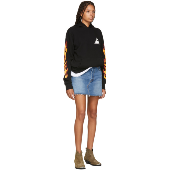 ★韓国の人気★【Palm Angels】★LAYERED FLAMES HOODI.E★ ☆韓国の人気☆【Palm Angels】☆LAYERED FLAMES HOODI.E