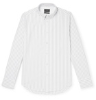 rag & bone - Fit 2 Tomlin Slim-Fit Button-Down Collar Striped Cotton Oxford Shirt - Gray