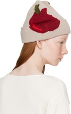 JW Anderson Beige Apple Beanie