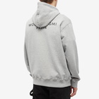 Wooyoungmi Men's Back Logo Popover Hoody in Grey