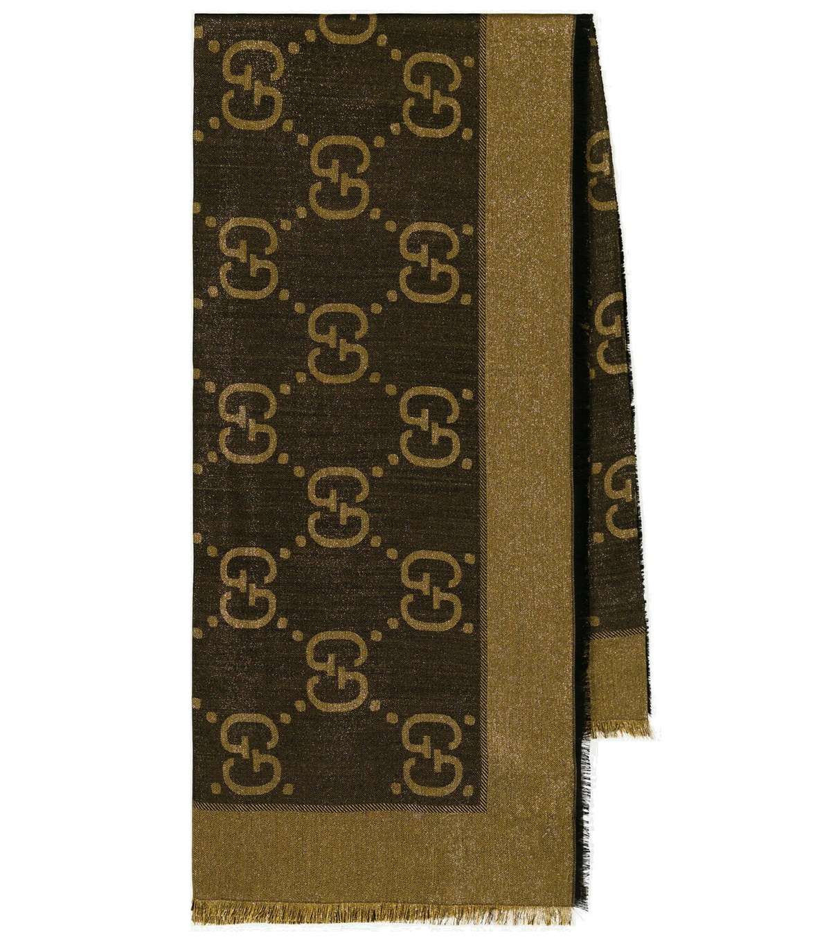 マフラー・ストール GUCCI Caramel Wool Blend Scarf GG wool scarf in light brown | GUCCI® US