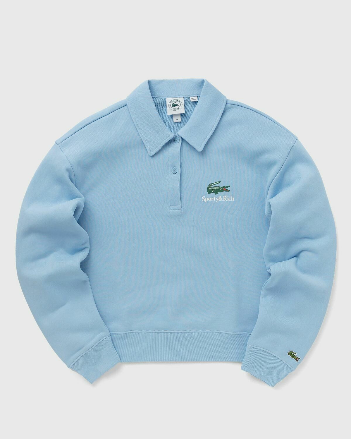 （セール）開催中 人気ブランドも続々プライス Serif Lacoste Rich & Sporty Polo Rich & Sporty Zips Half Blue トップス