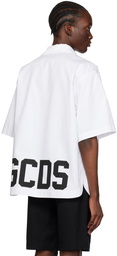 GCDS White Printed Shirt