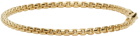 Tom Wood Gold Venetian Single M Bracelet