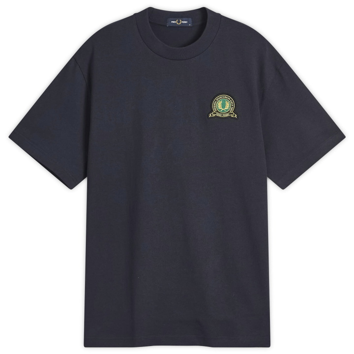 Photo: Fred Perry Men's Tennis Badge T-Shirt in Navy