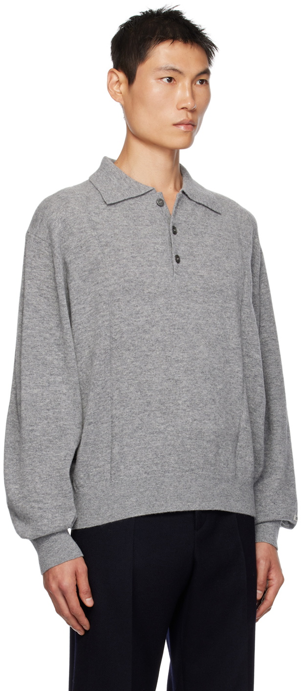 Recto Gray Patch Polo