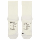 Satisfy Men's Merino Nylon Tube Socks in Off-White