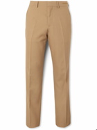 Burberry - Clarence Slim-Fit Wool and Silk-Blend Twill Suit Trousers - Brown
