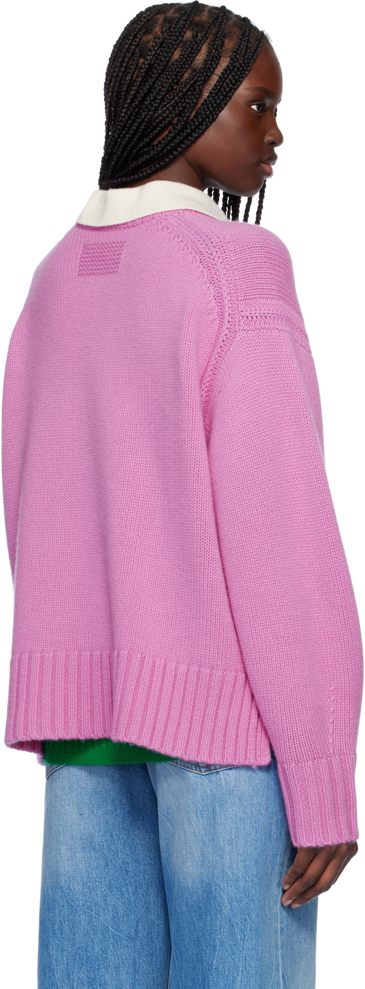 Guest in Residence Purple Cozy Crew Sweater
