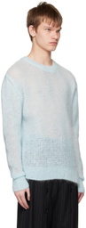 Simone Rocha Blue Embellished Sweater